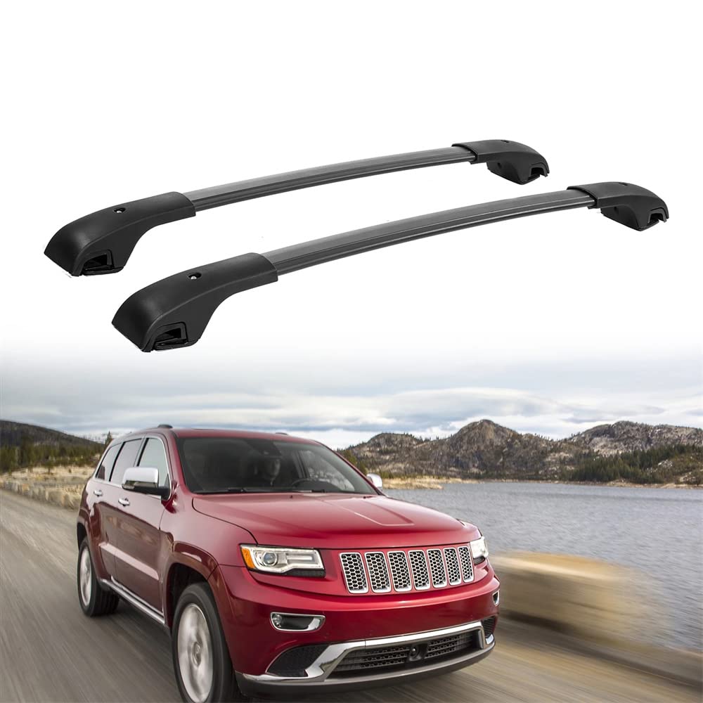 BTHDPP Car Roof Rack,Cross Bars Cargo Carriers,Rooftop Crossbar Luggage Holder,For Jeep Cherokee 2014-2021 (Set of 2)