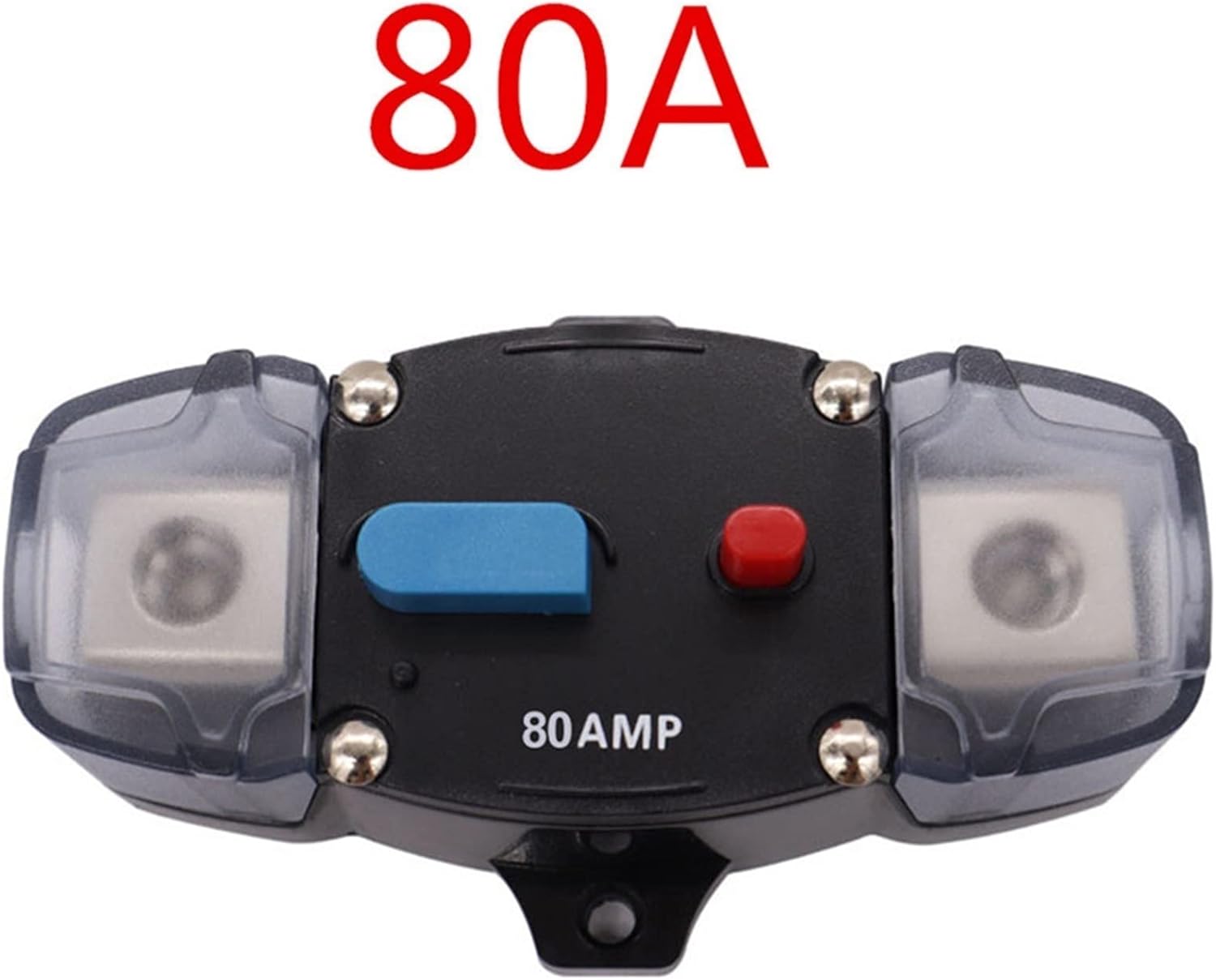 12-48V Circuit Breaker 50-300A Circuit Breaker Stereo Audio Car Fuse Holder AGU Style Stereo Amplifier Refit 4GA Cable Car Fuse(Green)