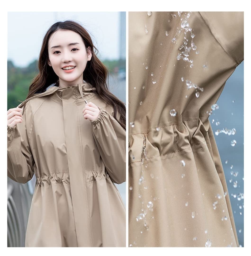IRYZE Impermeabile Poncho Impermeabile Mantello Per Adulti Mantello Impermeabile Poncho Impermeabile Da Ciclismo Leggero E Traspirante Poncho Impermeabile (Color : A, Size : XL)