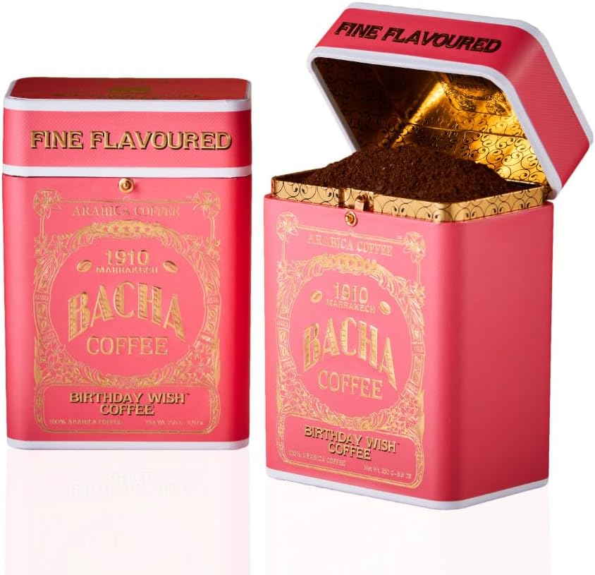 Birthday Wish Fine Flavoured, Ground Beans, Medium Roast, 100% Arabica Specialty Coffee, 250g Signature Nomad Collection, Gift Box