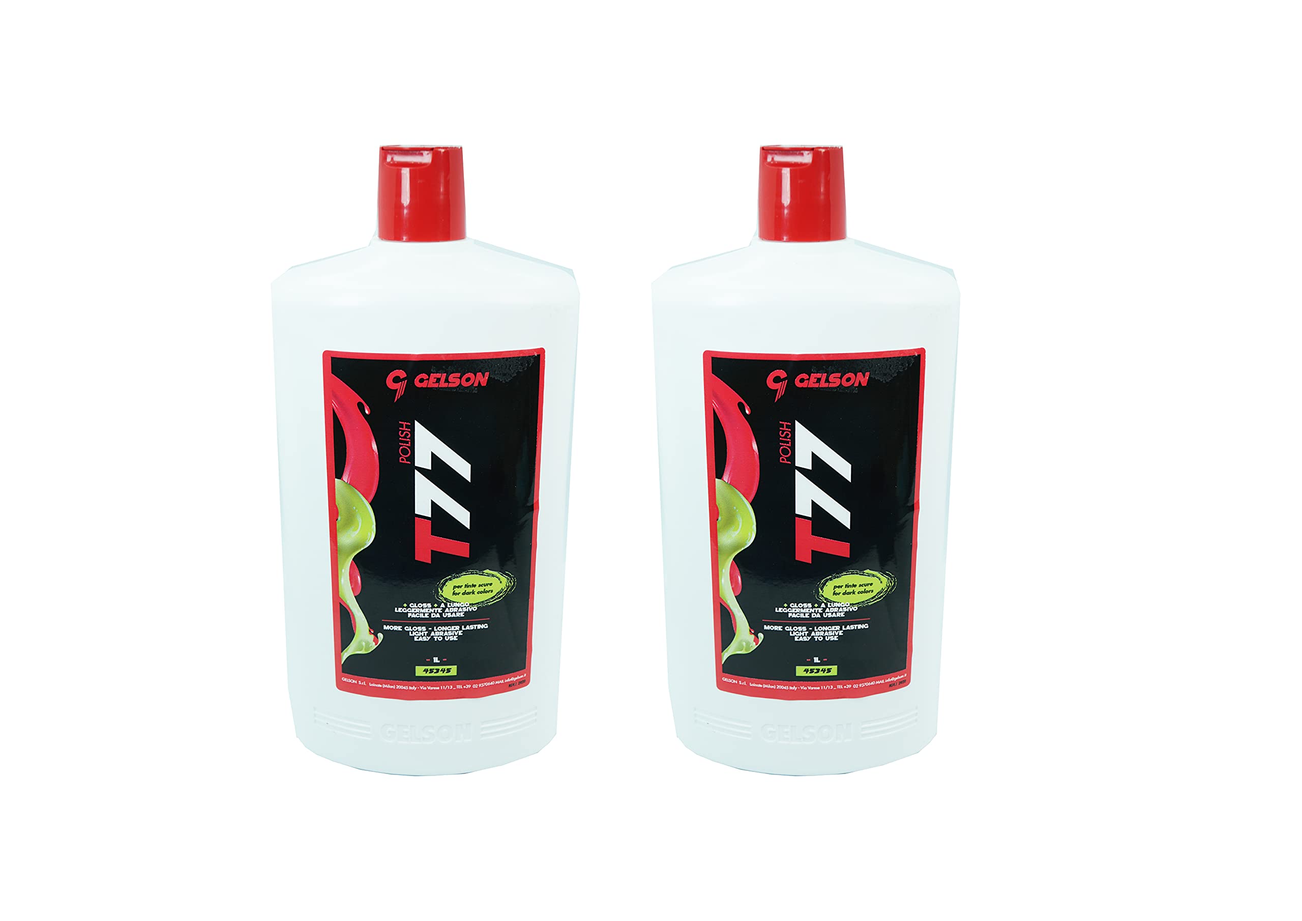GELSON 45345 POLISH NERO T77 LT 1 KIT 2 FLACONI