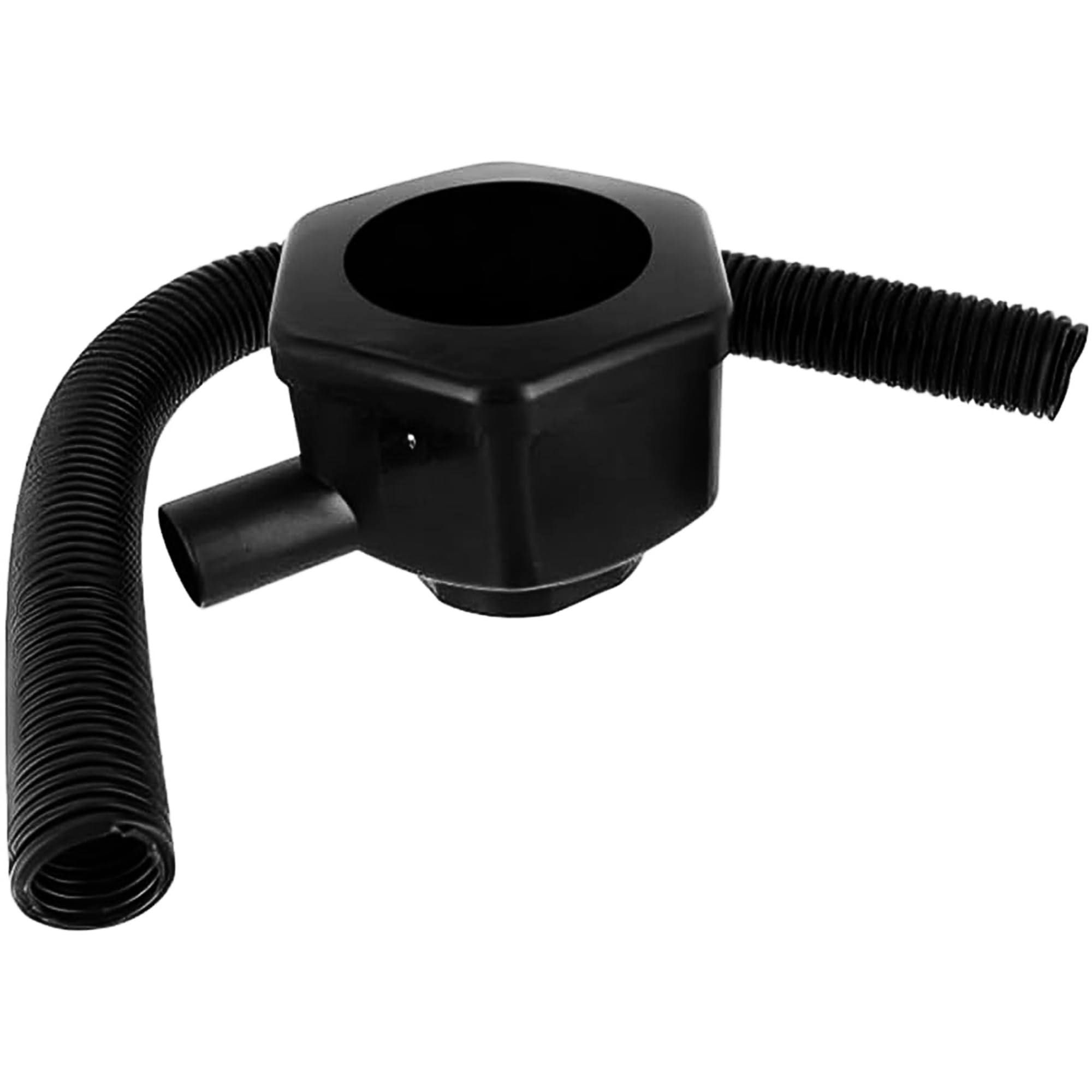AXXTAN Water Butt Diverter Kit Black Easy Connect Downpipe to Water Butt Rainwater Collector Plastic Hose Diverter Fits Round and Square Downpipes for Garden Water Harvesting System