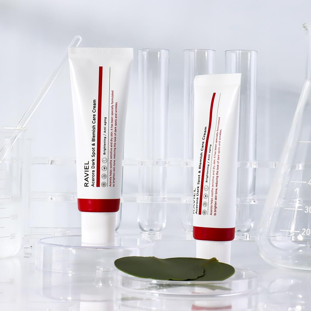 RAVIEL Acerola & Snail Mucin Dark Spot Care Cream for All Skin Types 1.7 fl oz, Dark Spot Corrector & Blemish Remover, Daily Skin Moisturizing Cream, Anti wrinkle, Anti aging - Image 8