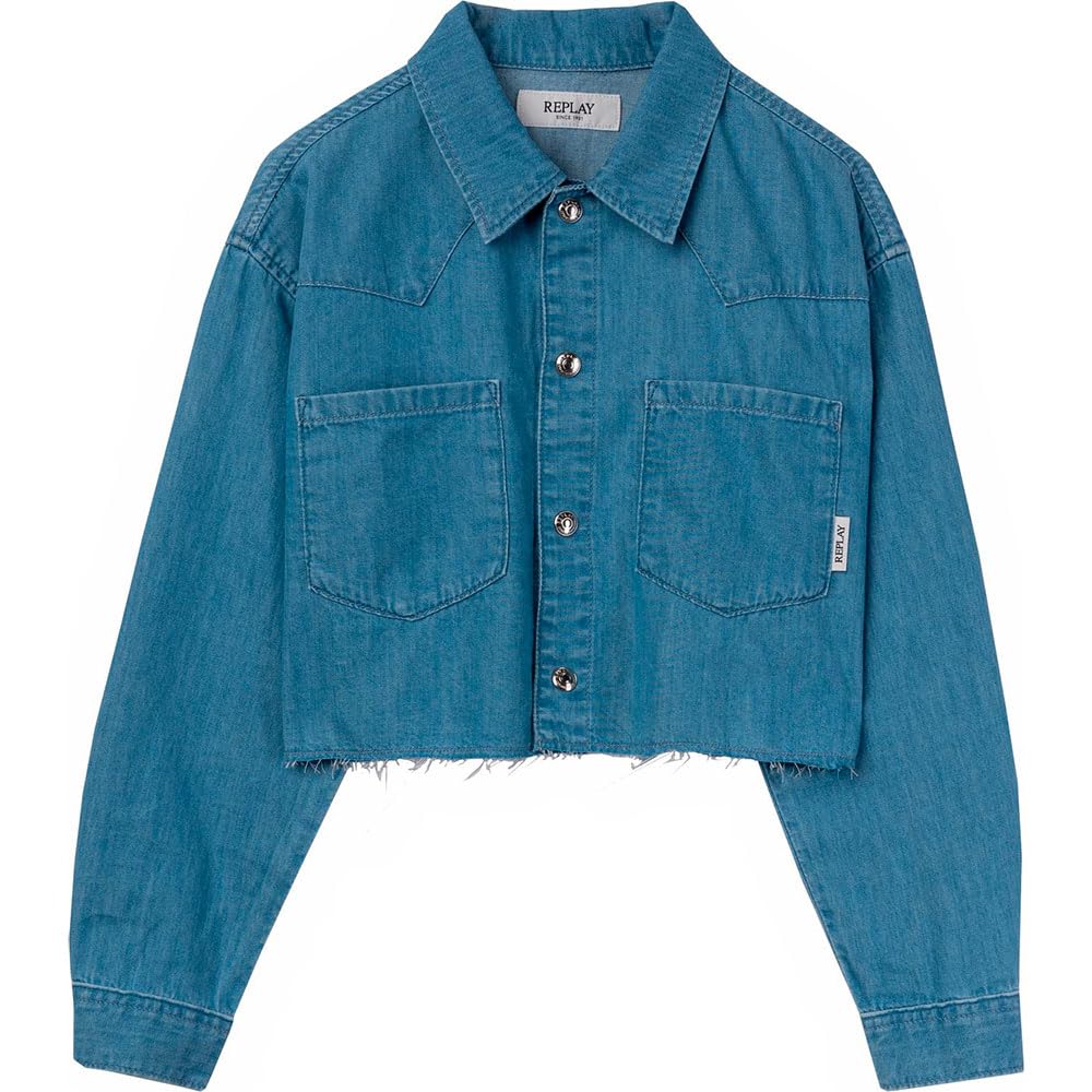 Replay Camicetta Ragazza, 010 Blue Denim, 14 Anni