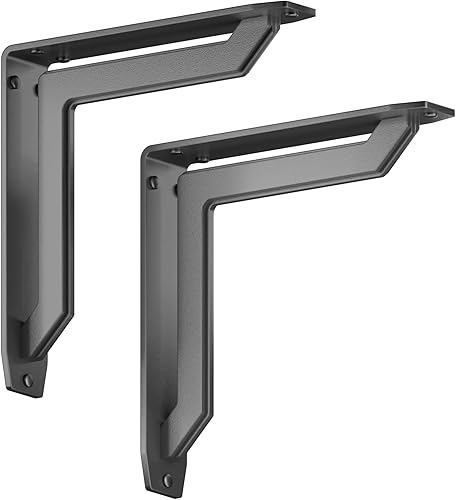 Starby Lucca Designer Series Soportes Decorativos de Servicio Pesado para Repisa de Chimenea y Encimeras - Ménsulas Bellamente Elaboradas para