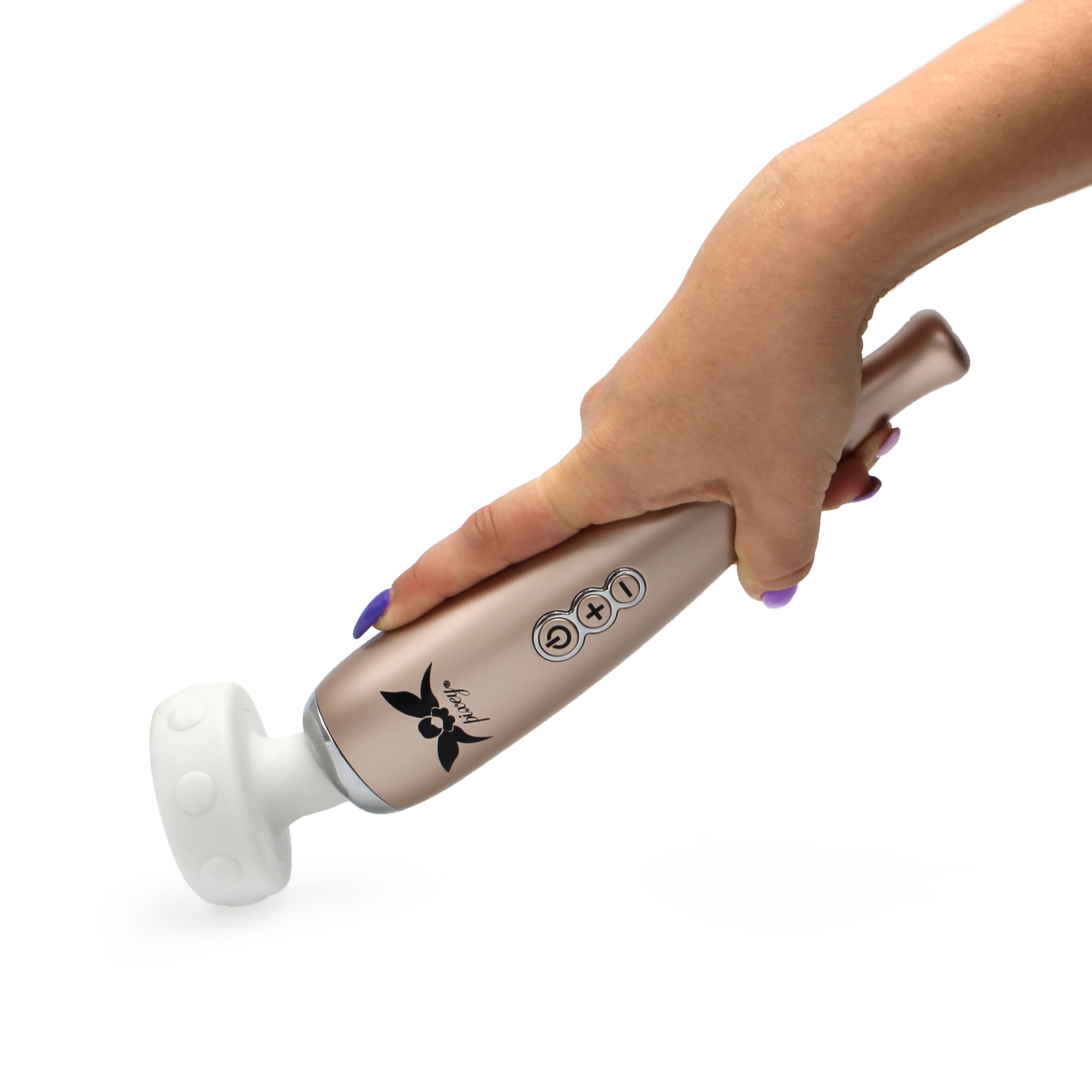 Pixey Hammerhead Vibrador de varita Rose Gold Ø 6,6 x 26,5 cm