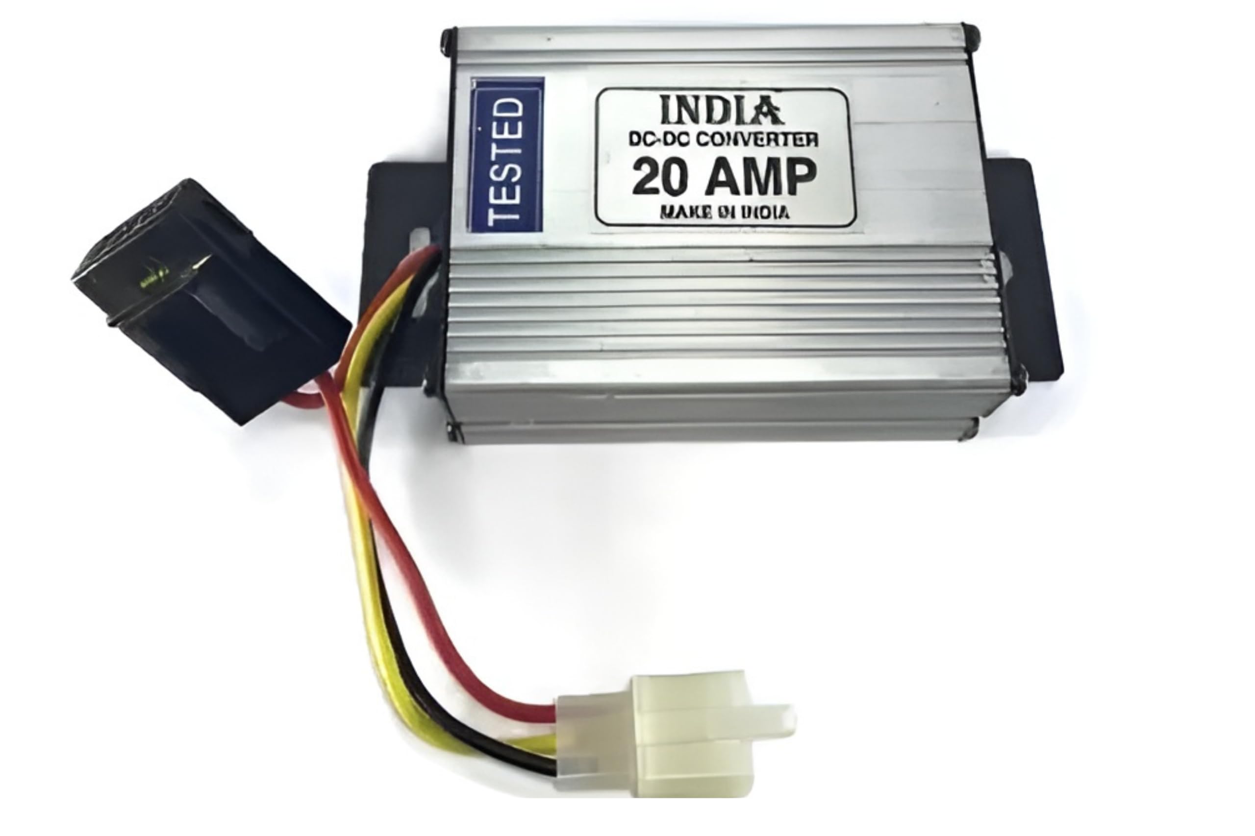 DC-DC Converter 48V -72V to 12V 20A – Step Down Voltage Regulator for Electric Scooters, Motorcycles, E-Bikes – Automotive Power Supply with Fuse & Power Controller.