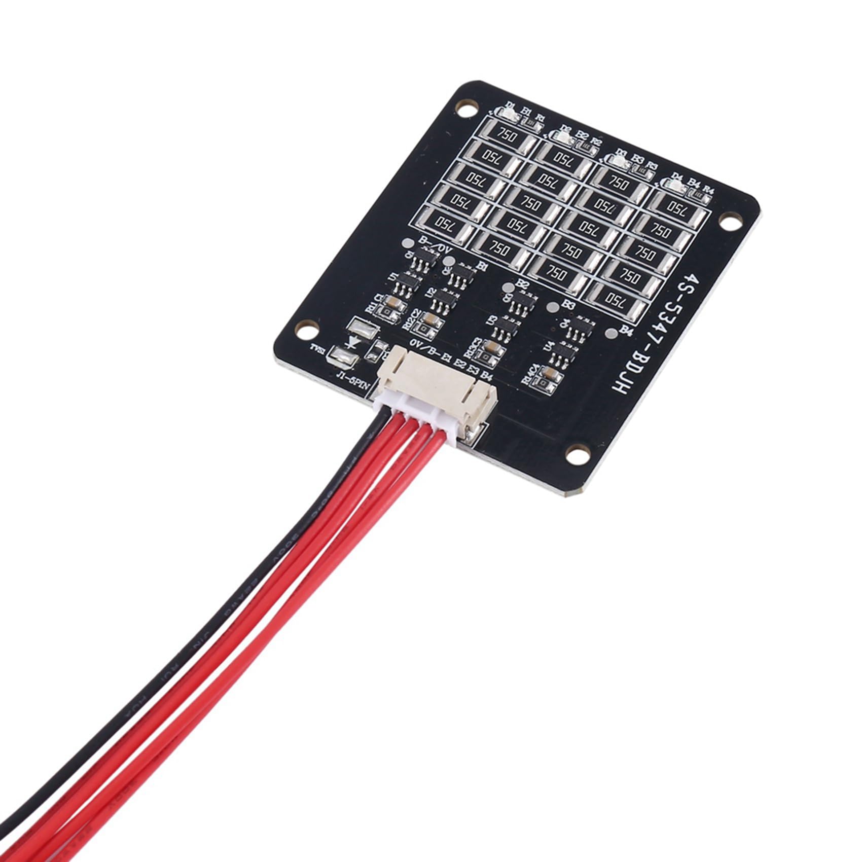 2X Lifepo4 Lithium-Phosphat-Batterie Passives Balance Board Passiver Equalizer Ausgleichsplatte (1-4S)