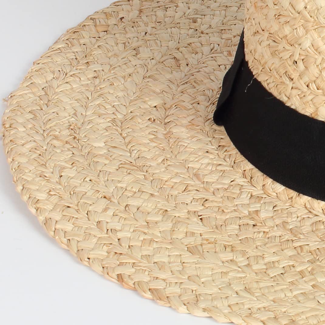 Sombrero Mujer Rafia Verano Protección Solar Disquete Sombreros De Playa Plegables para Mujer