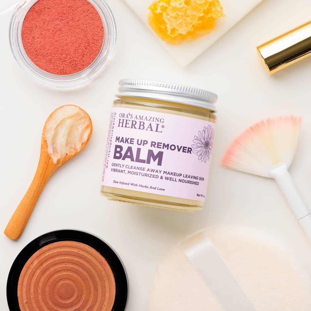 Ora's Amazing Herbal Makeup Remover Balm, Calendula Cleansing Balm with Licorice Root, Make Up Remover, Fragrance Free Skincare, Plant Based Makeup Melt, 4 oz - Image 6