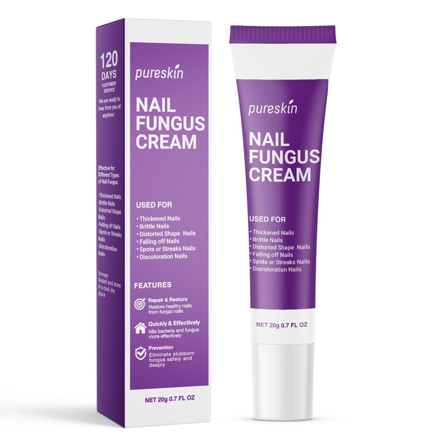 Buy Pureskin Toenail Fungus Cream, Eliminate Fungus Fungal Nail Repair