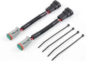 Starkey Fog Light Wiring Adapters H11 to Deutsch Set