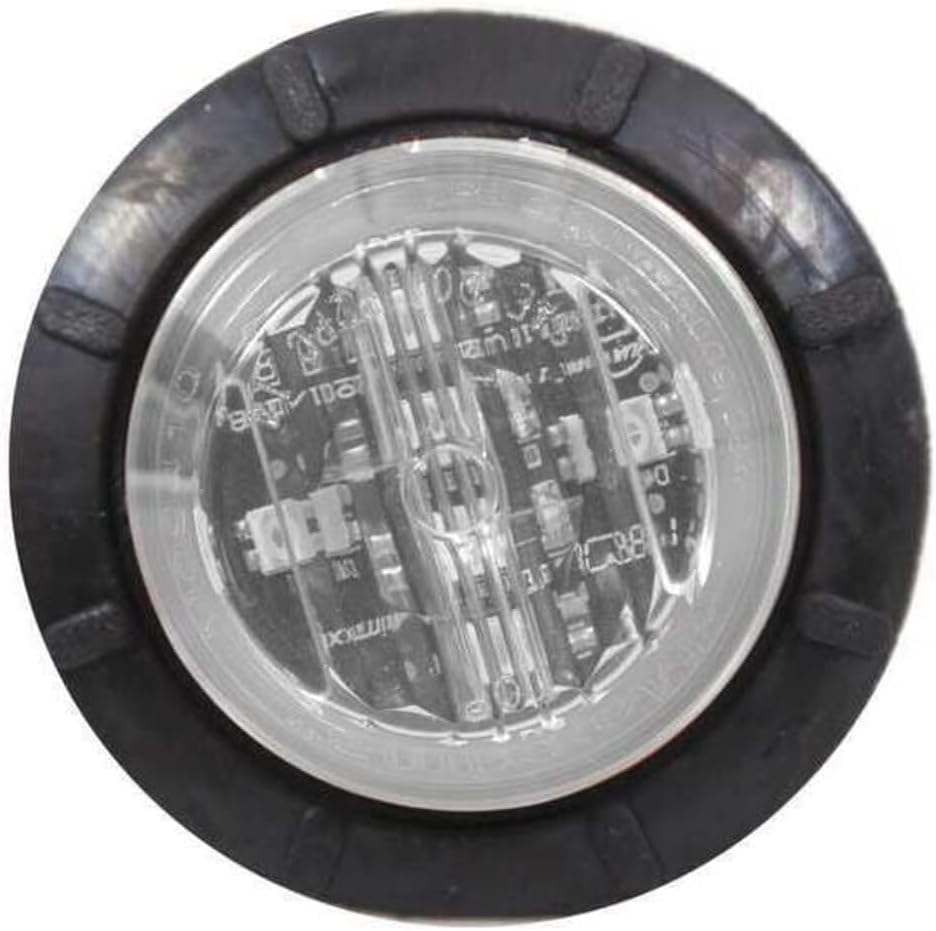 Maxxima M09410Y Amber 1-1/4" Round LED Low-Profile Clearance Marker Light