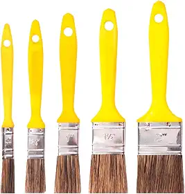Kit Trincha P/Pintura, Pincéis Compel, 5 Peças
