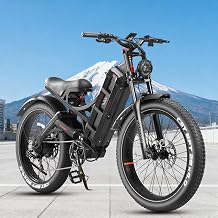 eAhora 4000W Romeo Pro 2 Electric Motorcycle for Adults,52V 70AH Battery,220Miles Long Range,46MPH,26"*4.0 Fat Tire, Mountain Bike,UL2849