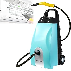 Multi-Purpose Steam Cleaner 2500W High Pressure Steam Cleaner Heavy-Duty Portable steam Cleaner with 3 5L Water Tank Ideal