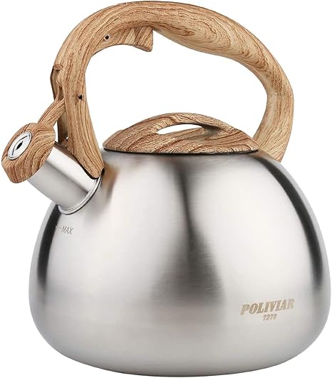 Amazon Poliviar やかん 2 5l 笛吹きケットル ステンレス製 広口 ケトル 湯沸かし 木目ハンドル タッチボタン 大容量 家族用 ガスコンロ Ih対応 かわいい おしゃれ 銀色 Ms Jp やかん ケトル オンライン通販 Amazon Poliviar やかん 2 5l 笛吹きケットル ステンレス製 広口 ケトル 湯沸かし 木目ハンドル タッチボタン 大容量 家族用 ガスコンロ Ih対応 かわいい おしゃれ 銀色 Ms Jp やかん ケトル オンライン通販