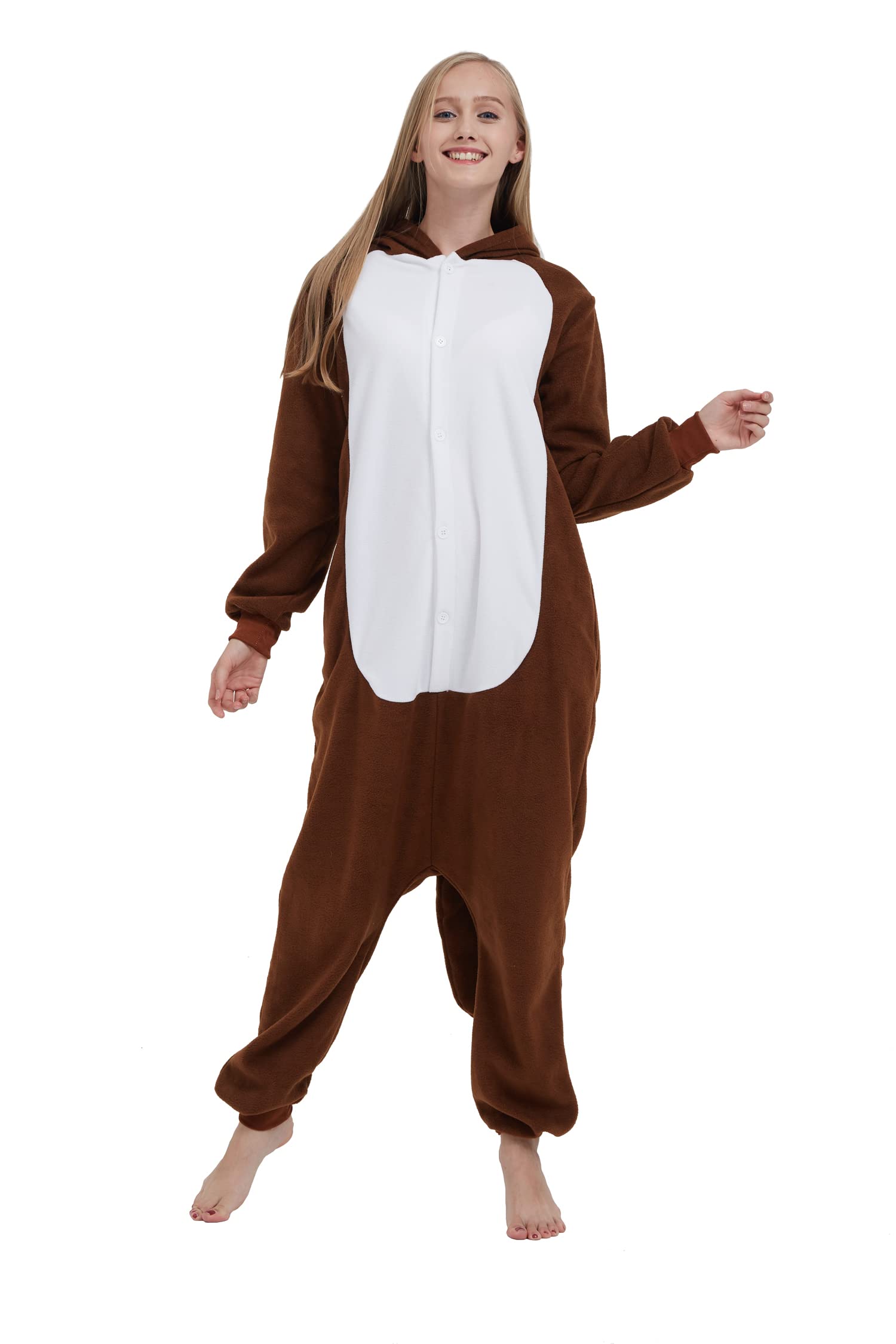 SAMGU Pigiama Animali Cosplay Uomo Donna Adulti Costume Tuta Halloween Carnevale
