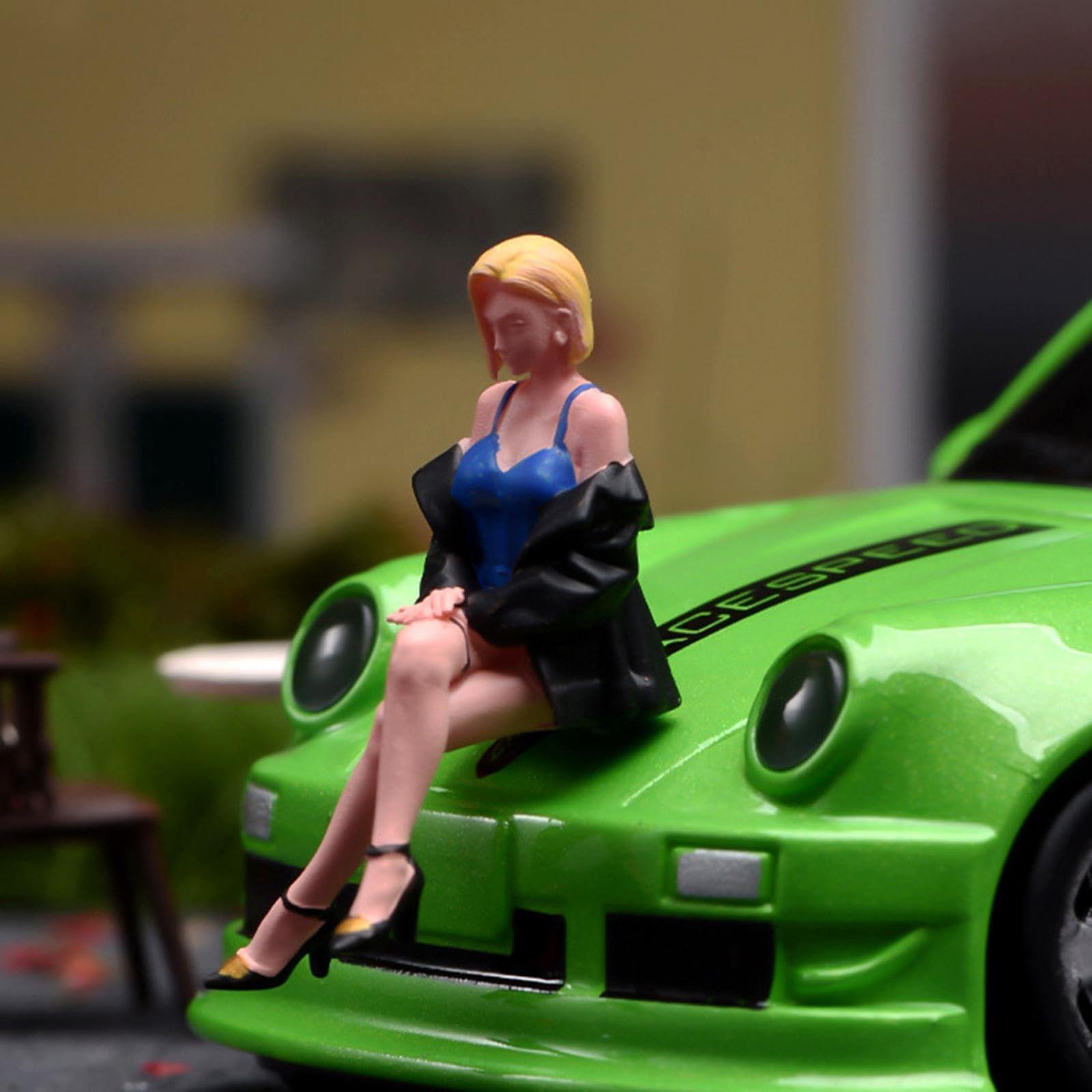 Amazon.co.jp: Dickly 1/64スケール ジオラマフィギュア 座った女