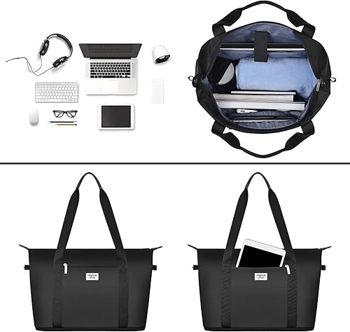 Miniatura 2 de MOSISO Bolsa de mano para laptop compatible con MacBook, portátil de 17 a 17.3 pulgadas y Chromebook, maletín ligero de poliéster para viajes de