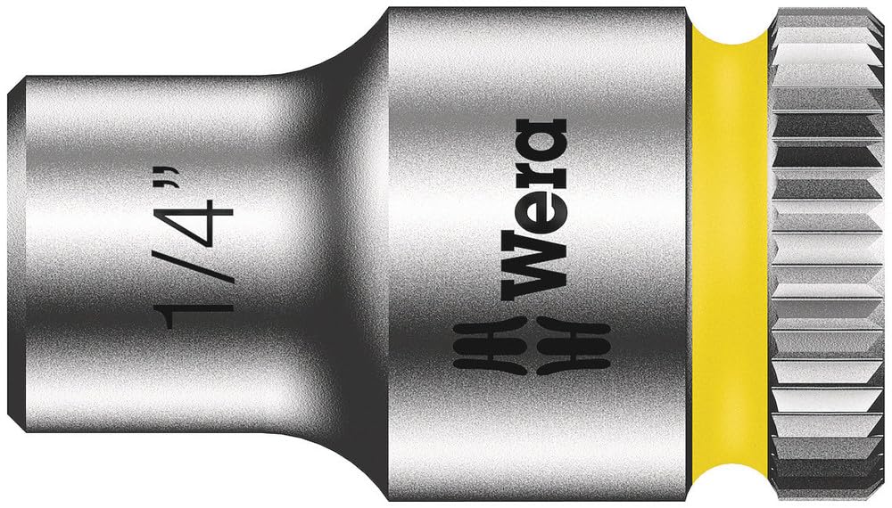 Wera 8790 HMA Zyklop 1/4" Drive Hexagon Socket Imperial 1/4" 1/4"