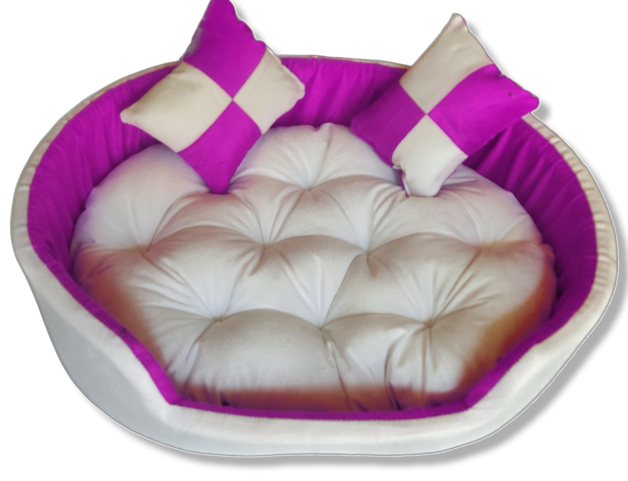 ROYALS RORE Dog Beds & Cat beds Washable Reversible Pet Beds Pink & White Anti Slip Hand or Machine Washable (XXL) (B0CLM1496F) Amazon Price History, Amazon Price Tracker
