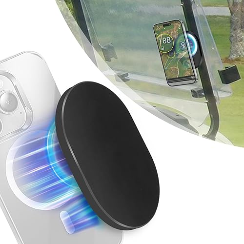 Soporte para teléfono para carrito de golf, organizador magnético para teléfono de golf compatible con MagSafe, práctico para instalar y quitar,