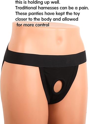 Miniatura 4 de Ropa interior con arnés con correa, arnés con correa para ropa interior sin tirantes para hombres y mujeres