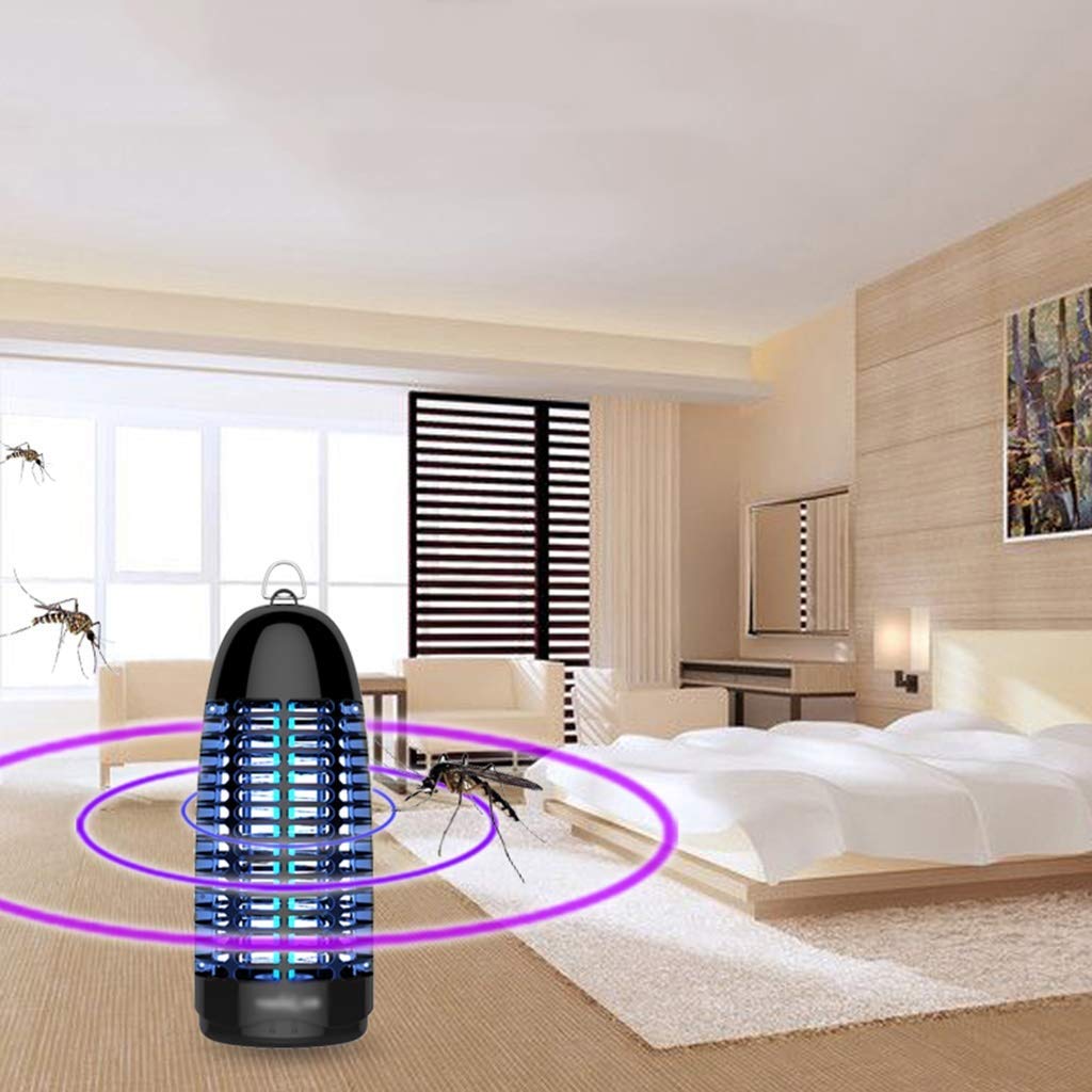 Trappola per zanzare Lampada antizanzare elettronica, Uso domestico Lampada antizanzare con shock elettrico muto Repellente per insetti per interni Donne incinte Controllo fisico della zanzara per pat