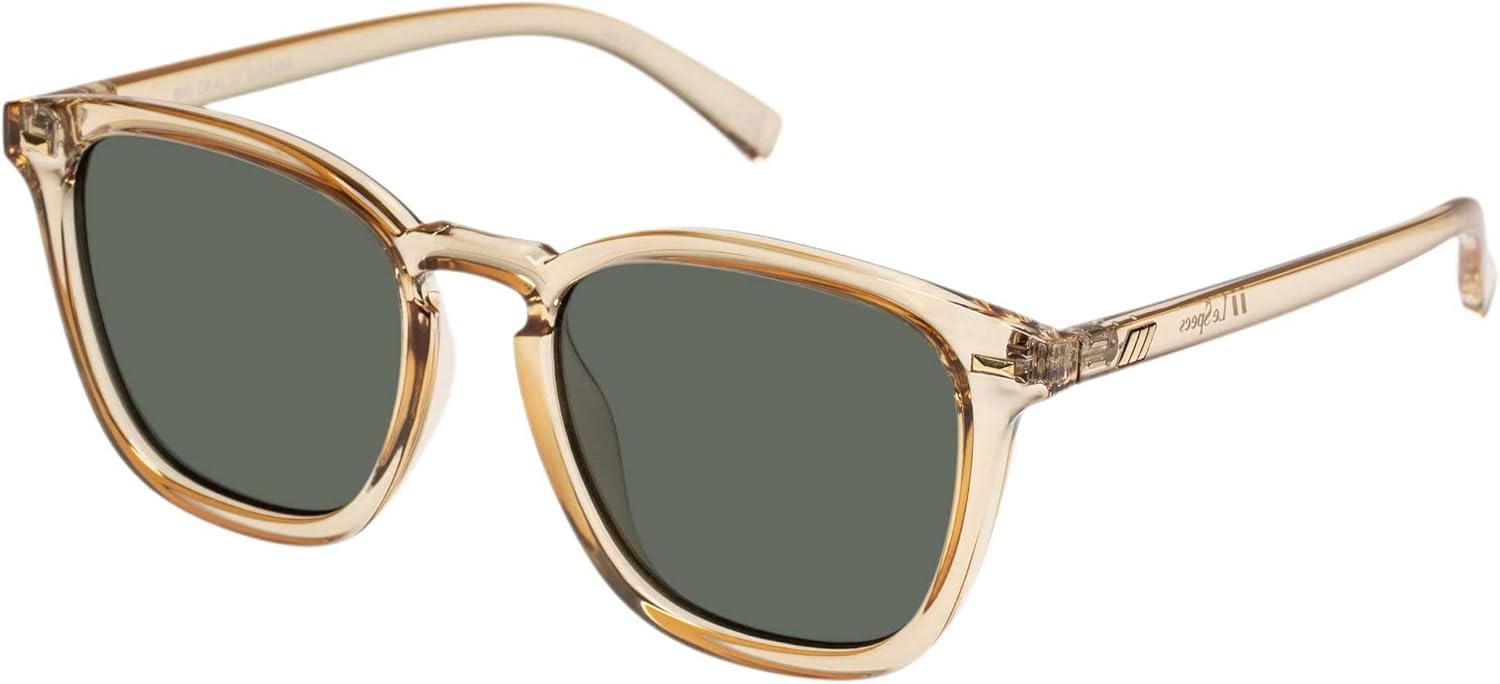 Le Specs Big Deal Sunglasses - D-Frame, Unisex, Classic 'Everyday' Style