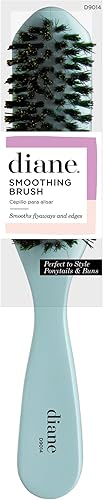 Miniatura 8 de Diane Cepillo de pelo curvado de cerdas de jabalí reforzadas de nailon para encrespamiento y flaways, cepillo para el cabello y domesticar el pelo