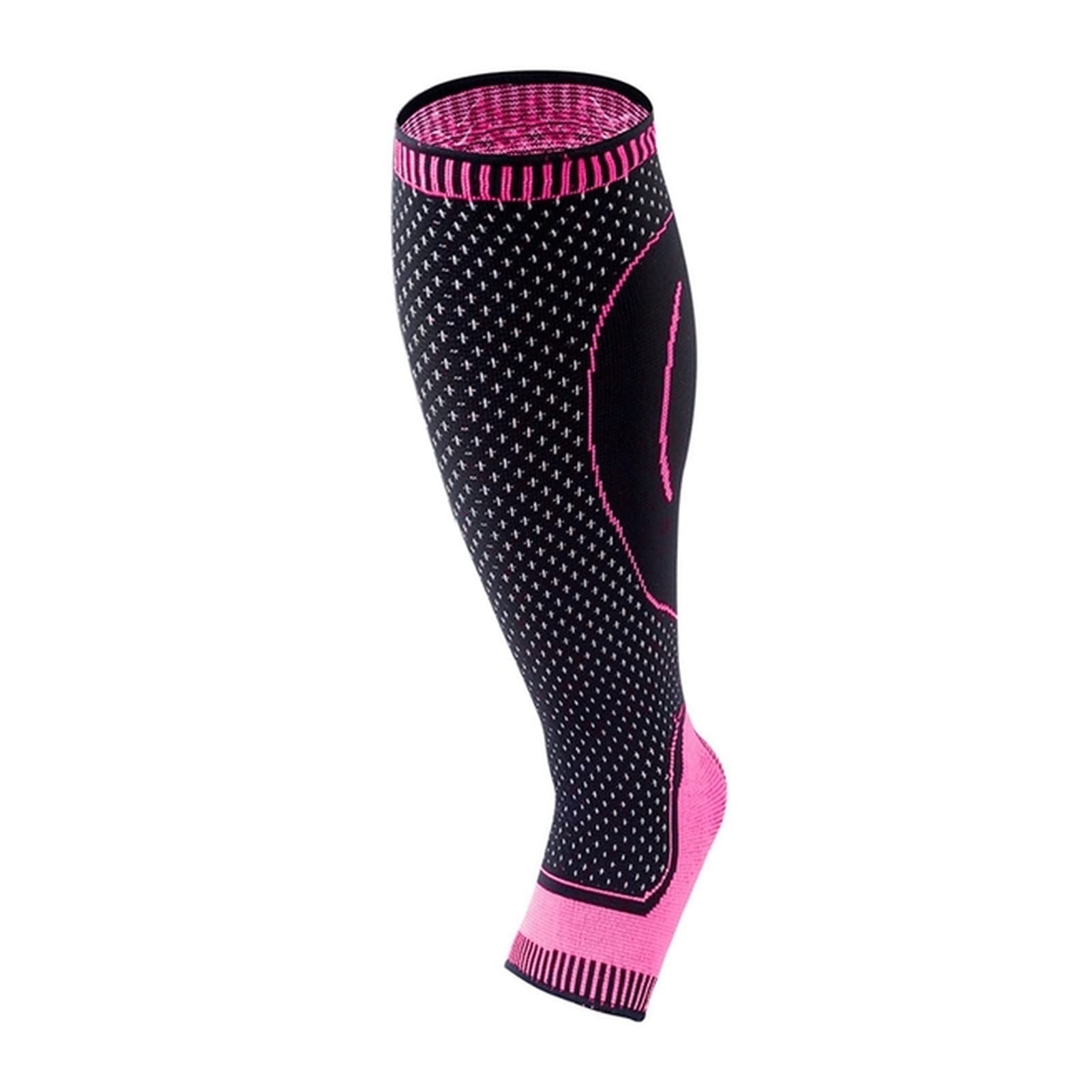 Kompressions-Beinmanschetten, 1 Pc Sport Bein Pad Sicherheit Laufen Radfahren Kompression Ärmeln Kalb Shin Splints Atmungsaktive Beinlinge(Bp,L)
