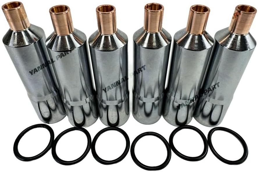 6 PC H06CT Injector Sleeve/Nozzle Holder Sleeve 11176-1110 Suitable for Hino Engine Part
