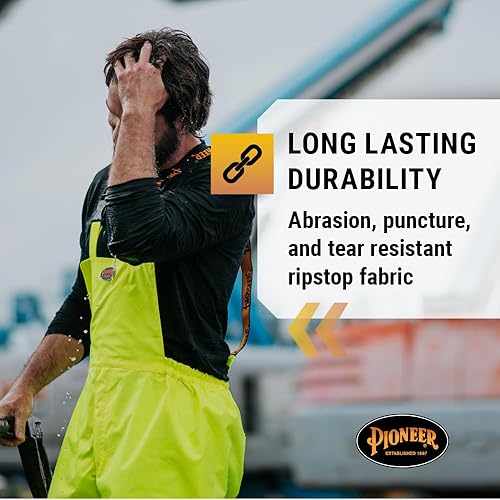 Miniatura 4 de Pioneer 5404AU 300D pantalones de trabajo de Ripstop, talla S, color naranja