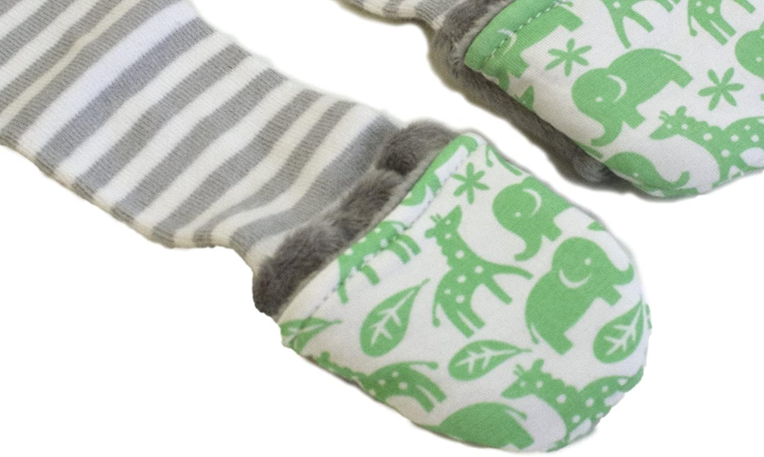Handsocks Plushy Stay On Strap-Free No-Scratch & Warmth Mittens image 2