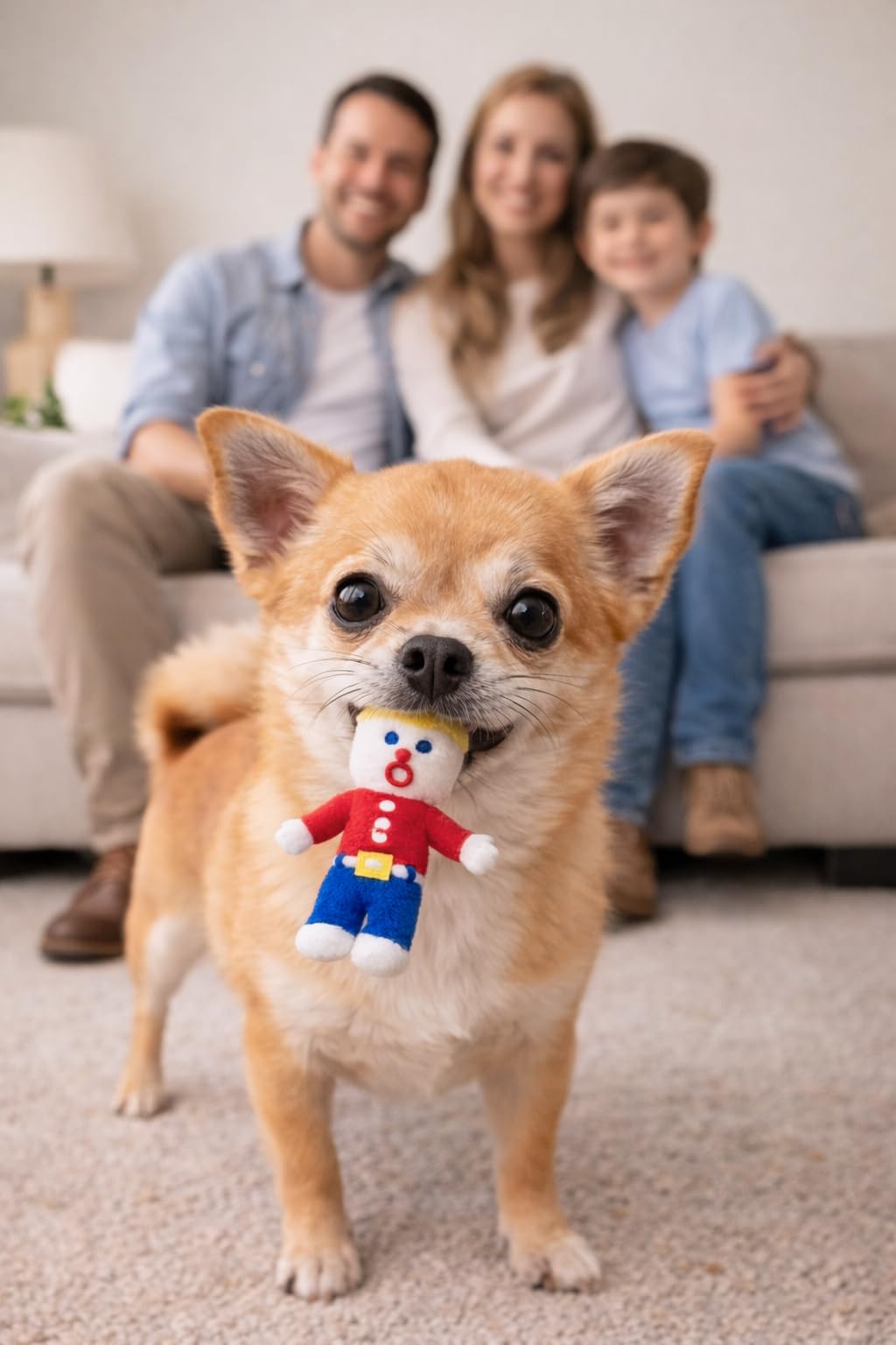 Multipet Mr. Bill Hundespielzeug, 15,2 cm, mehrfarbig