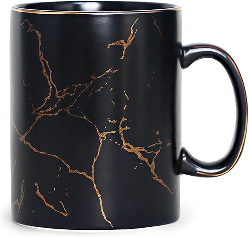 Miniatura 8 de harebe Taza de café blanca extra grande de cerámica de 24 onzas con asa, tazas altas y calientes de gran tamaño, aptas para lavavajillas, taza