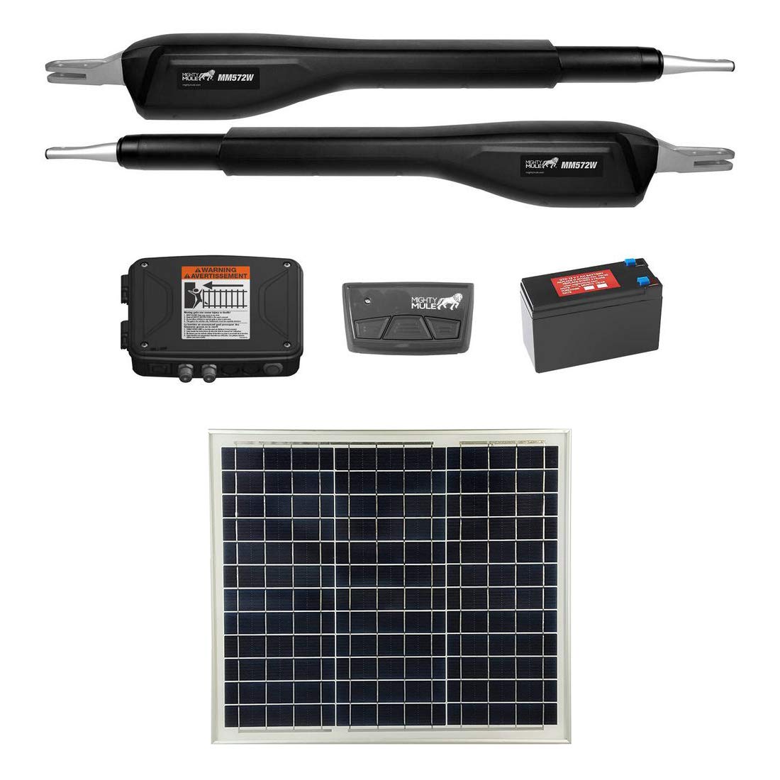 Amazon.com: Mighty Mule MM572W Solar Package - Heavy Duty Dual