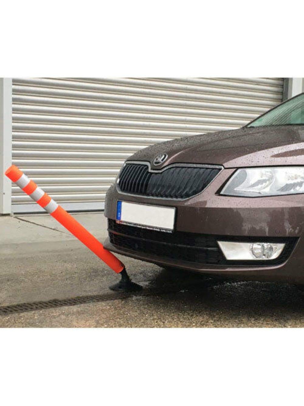 Leitpfosten FLEX 1050 mm Orange Flexibel Kunststoff 90 Grad neigbar Poller Absperrpfosten