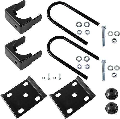 Miniatura 4 de Kit de giro de eje trasero de 6 pulgadas compatible con Chevy GMC C1500 1988-1998, Silverado 1500 Pickup Truck 2WD solamente, kit de caída de bajada