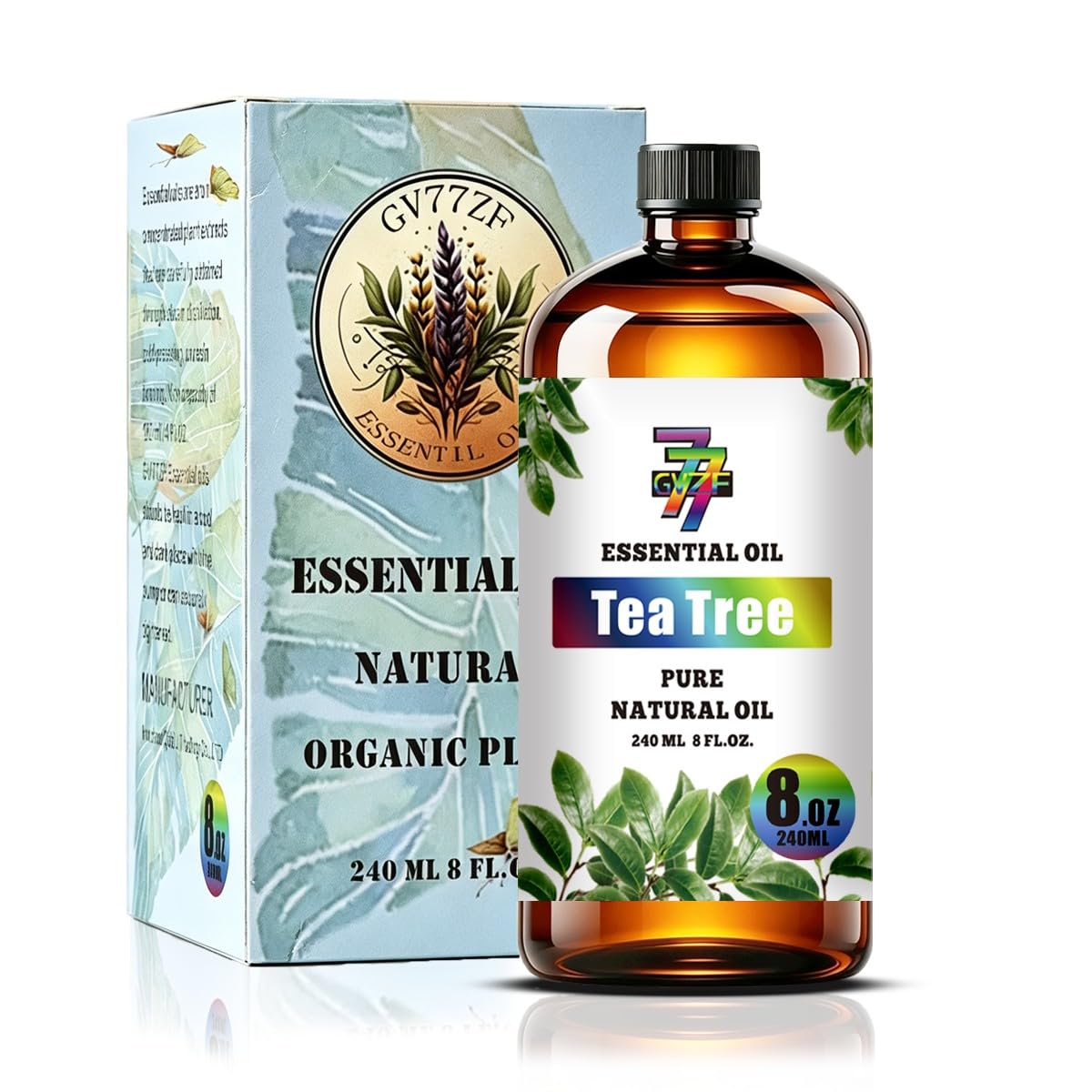 Tea Tree Essential Oil for Diffuser Massage, Essential Oils 8 oz