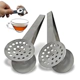 2 Pack Tea Bag Squeezer Stainless Steel Tea Bag Squeezer Tongs Strainer Gripper Picker