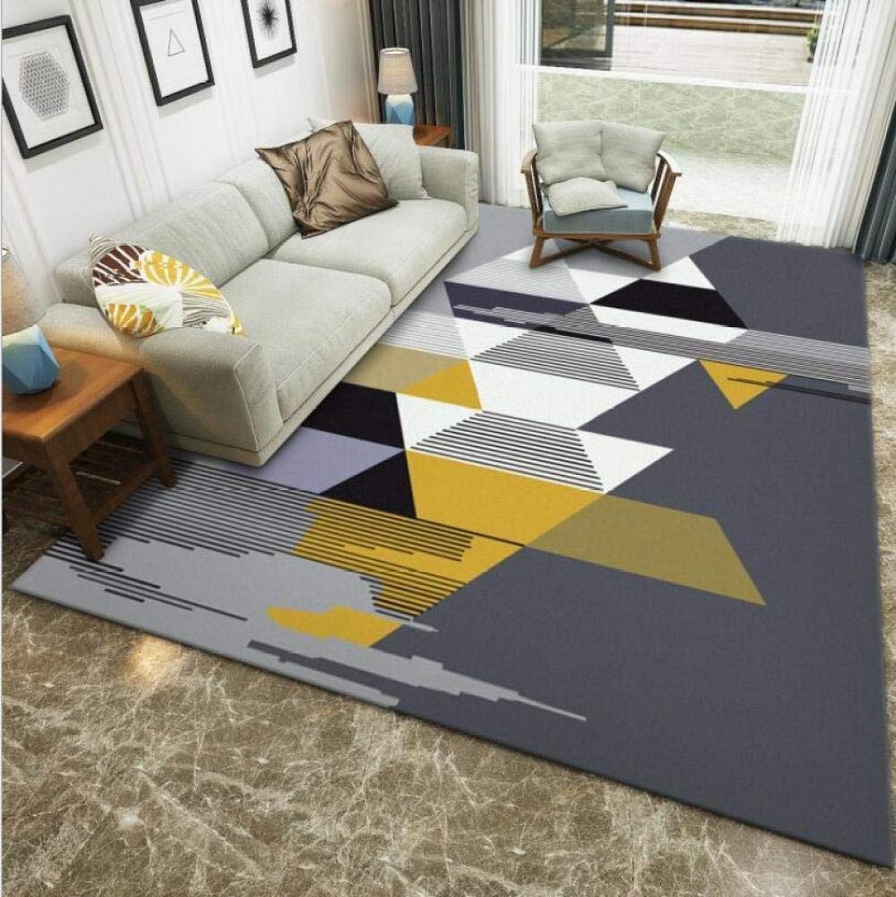 Tapis de salon doux 160x230 tapis de sol pour chambre à coucher motifs irréguliers