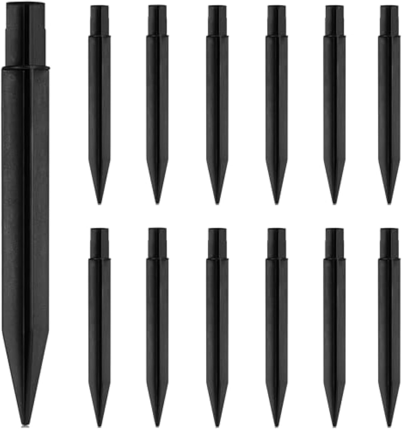 Metal Stake Solar Lights Replacement Spike - 8 Pack Outdoor Ground Stakes for Garden Lights Landscape Yard Pathway Lamps Pole, 0.78 * 5.3inch, DC6211