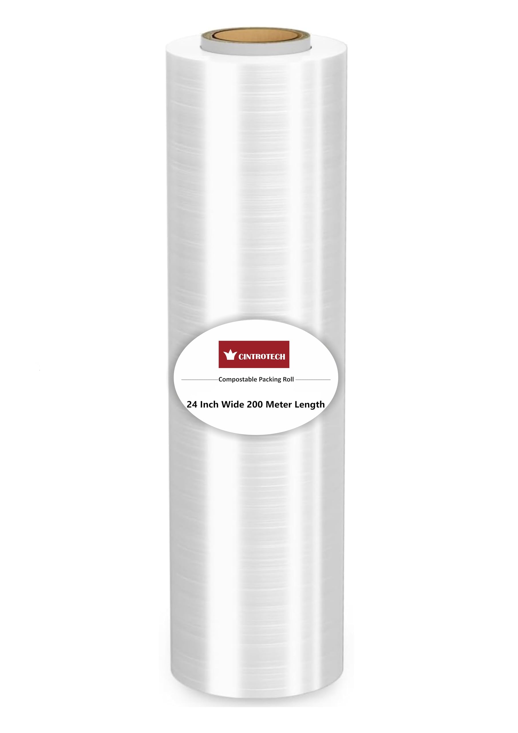 Cintrotech Packing Material, 24 Inch (600 mm), 200 Meters length 1.6 KG Large Roll in weight for Packing and multipurpose, (Pack of 1)