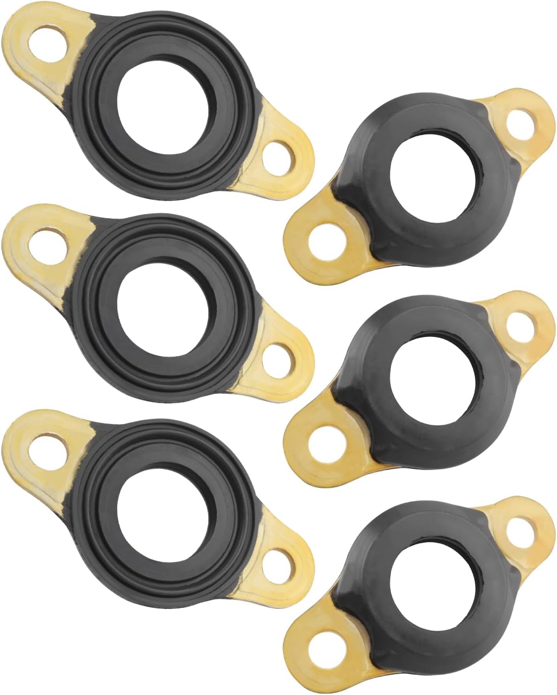 Fuel Injector Line Coupler Seals Gasket Fit for Detroit Engines DD15, Fit for Freightliner Cascadia, Fit for Western Star Trucks, Replacement A4720780180, A4720780480, 6PCS
