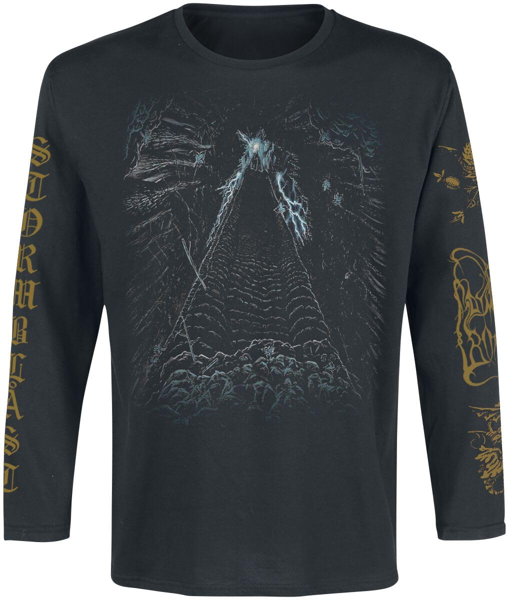 Dimmu Borgir Stormblast Uomo Maglia Maniche Lunghe nero 100% cotone Regular