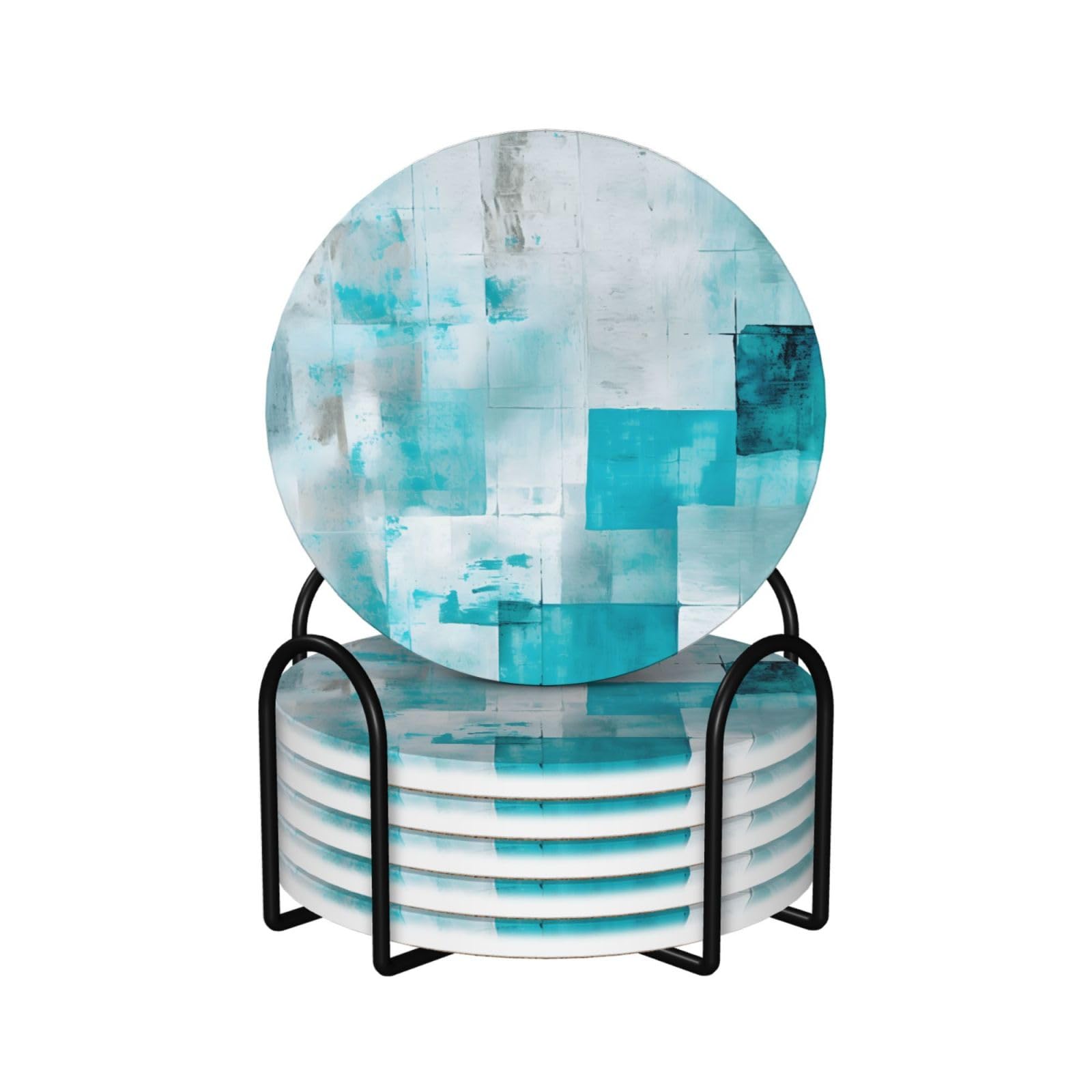 Dessous de verre céramique antidérapant contre les taches de table basse