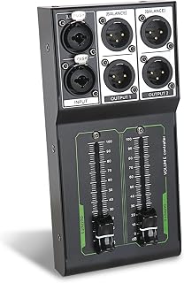 Nawwgy Professional Passive Sound Controller for Studio and Live Sound Equipment Low Noise Interferences Broad Compatible Passive XLR Volume Controller