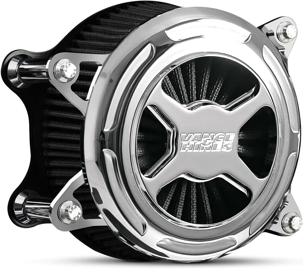 Vance & Hines 72345 VO2 X Air Intake - Chrome